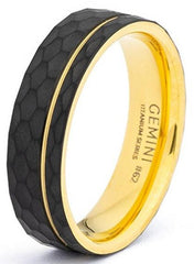Gemini Ring titanium Alter Gold ALT03