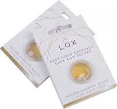 LOX Veiligheidsslot voor oorbellen goudkleurig C/LOX-2GEF