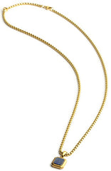 Gemini Halsketting Meraki Gold Blue NNX3
