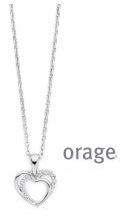 Orage Silver 925 Halsketting Hart K/6550/45-A