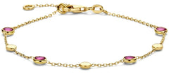 Swing Jewels Happiness Exclusive 18K goud Armband met rozerode Robijn SWCB10262-Y18-18