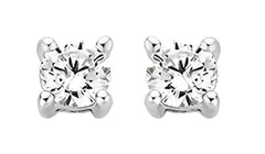 Blush Jewels 14K goud Oorbellen 2.5mm 7211WZI