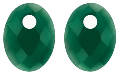 Blush Jewels Oorbedel Natuursteen Groen Agaat 810GAGO