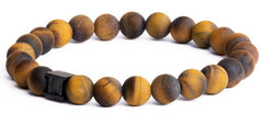 Gemini Armband Classics 8mm Black Tiger Tijgeroog D5