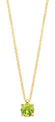 Blush Jewels 14K goud Halsketting Geboortesteen Augustus Peridot 3200YGP