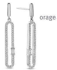 Orage Silver 925 Oorbellen O/3137/A
