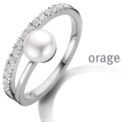 Orage Silver 925 Ring met zoetwaterparel R/1886/A