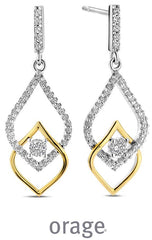 Orage Silver 925 Oorbellen O/1969/A