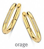 Orage Oorbellen staal O/2542