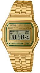 Casio A158WEGV-9AEF Horloge | Vintage Collection | Goudkleurig Groen