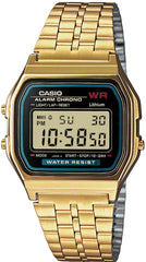 Casio A159WGEA-1EF horloge | Vintage Collection | Goudkleurig Zwart
