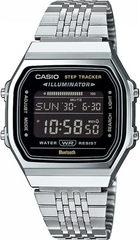 Casio ABL-100WE-1BEF horloge Mét Stappenteller | Vintage Collection | Zilver & Zwart