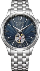 Citizen NH9131-73L Automatic Classic Open Heart horloge | Blauw