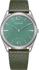 Citizen Suratto Ultradun! AR3120-32X Eco-Drive horloge | Groen
