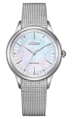Citizen EM1150-86D Limited Edition dames horloge Eco-Drive | Parelmoer