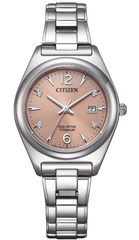 Citizen EW2601-81Z Eco-Drive Super Titanium dames horloge | Bruin