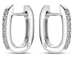 Swing Jewels 18K witgoud 0orbellen witte diamant 0,14ct WGDE0008-W-18