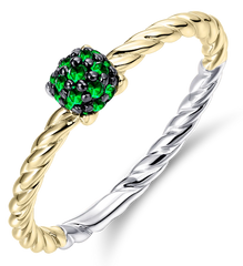 Gisser Jewels 925 Dashing Details Ring R469YG