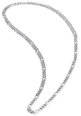 Gemini Halsketting Primo Silver Figaro NNC1
