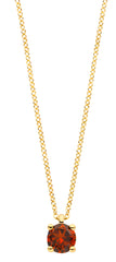 Blush Jewels 14K goud Halsketting Geboortesteen Januari Granaat 3200YGA