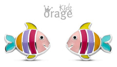 Orage Kids 925 Oorbellen Vis multicolor O/2903/A
