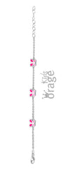 Orage Kids 925 Armband Vlinder roze A/3319/17A