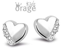 Orage Kids 925 Oorbellen Hart O/4806/A