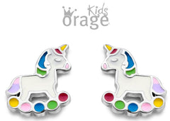 Orage Kids 925 Oorbellen Eenhoorn multicolor O/3595/A