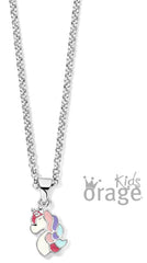 Orage Kids 925 Halsketting Eenhoorn K/3383/36-A