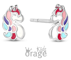 Orage Kids 925 Oorbellen Eenhoorn multicolor O/2922/A