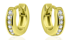 Gisser Jewels 925 Oorbellen 12mm KCD3/12Y