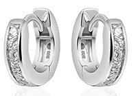 Gisser Jewels 925 Oorbellen 12mm KCD3/12