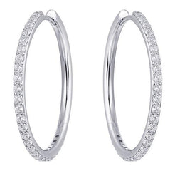 Gisser Jewels 925 Oorbellen 30mm KCK2/30