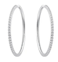 Gisser Jewels 925 Oorbellen 40mm KCK2/40