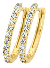 Blush Jewels Lab Diamonds Oorbellen 14K goud 16mm LG7007Y