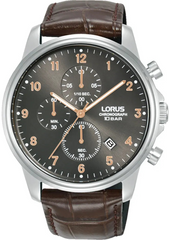 Lorus RM343JX9 herenhorloge Chronograaf | Bruin