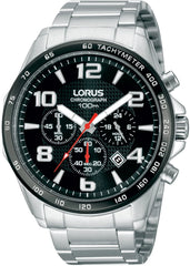 Lorus Sport RT351CX9 herenhorloge Chronograaf | Zwart