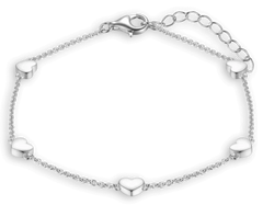 Gisser Jewels 925 Lovely Hearts Armband B1025