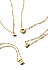 Blush Jewels 14K goud Alphabet letter 3155YGO