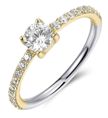 Gisser Jewels 925 Dashing Details Ring 4mm R468Y