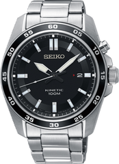 SKA785P1 | Seiko Kinetic | horloge met zwarte wijzerplaat galerij