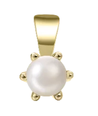 Gisser Jewels 925 Classic Kettinghanger met zoetwaterparel SPP03YWP