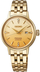 SRE018J1 | Seiko Presage Cocktail Dameshorloge Automaat | Goudkleurig