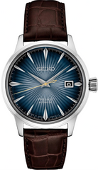 SRPK15J1 | Seiko Presage | automaat horloge blauwe wijzerplaat | Leder
