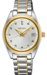 SUR582P1 | Seiko dameshorloge | Diamonds | Bicolor
