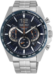 Seiko chronograaf horloge SSB345P1 | Blauw galerij
