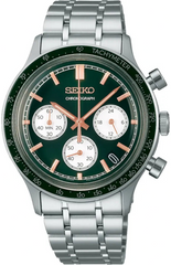 Seiko chronograaf horloge SSB481P1 | Groen