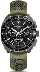 Swiss Military Hanowa SMWGC0003340 Defender horloge | Zwart, groen