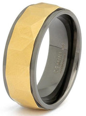 Gemini Ring titanium Timor Black Gold TIM04