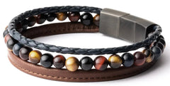 Gemini Armband Triple 3Colours Tijgeroog TR4